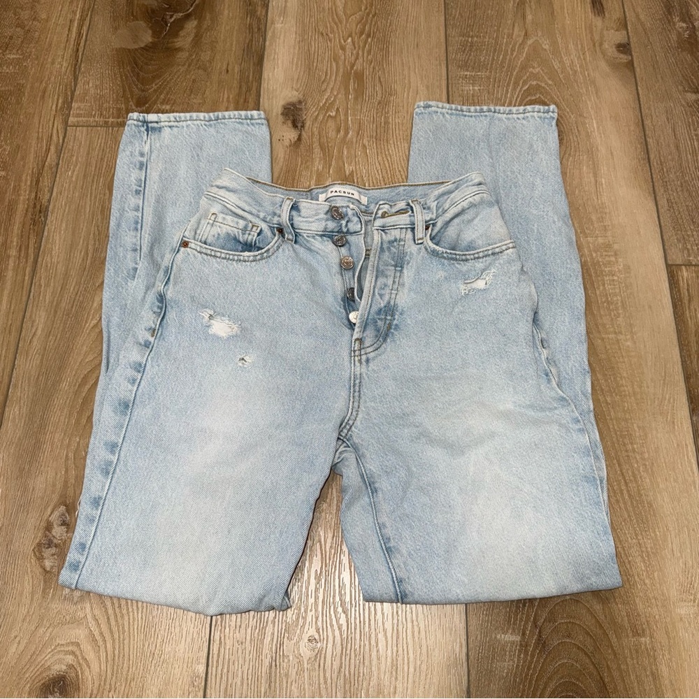 High Rise Light Blue Jeans